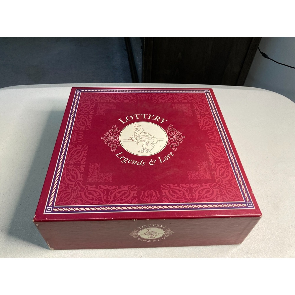 Vintage 1994 Lottery Legends and Lore Board Game by GTECH Rare Open Box HTF
